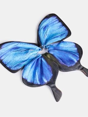 Chunks x TMG Bun Topper in Blue Swallowtail size SMALL